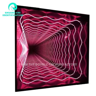 2023 roestvrijstalen behuizing Melaleuca Custom LED Neon Sign met glas grafisch materiaal