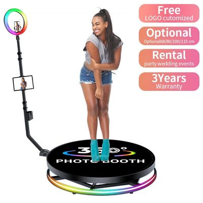 Gro Compatibel 80-120CM Roterende Automatische 360 Selfie Spin Base Foto Ipad Foto Booth