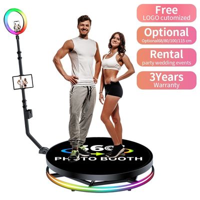 Selfie Verjaardag Prop LED Wedding And Events 360 Foto Booth Met Afstandsbediening