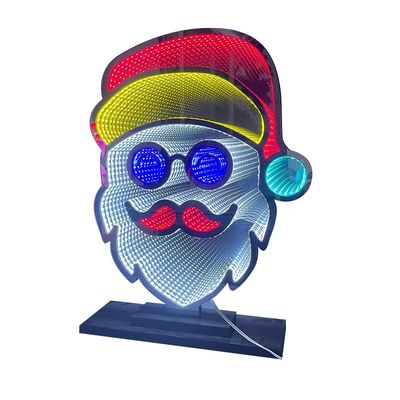 Lamp Luminus Flux lm 1000 Santa Meerdere lagen Spiegel Led Neon Signs Voor Decoratieve Display