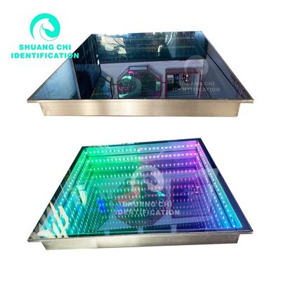 IP55-IP67 Waterdichte LED-dansvloer voor trouwfeest DJ 3D spiegel RGB-verlichting