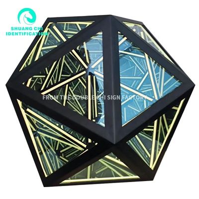 Einde 2023 Materiaal 3D Vision Melaleuca Spiegel Abyss Spiegel met hoog helderheids LED-licht