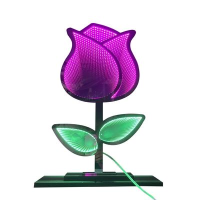 Hoge lichtstroom dubbelzijdige infinity mirror LED neonbord voor decoratief display