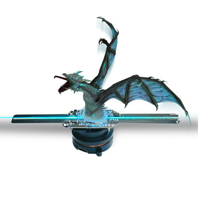 HD Holographic Rotating Hologram Projection Display 3D Fan Content Upload APP Komend
