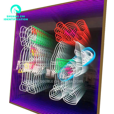 De must-have wanddecoratie Custom End 3D neon spiegel voor KTV en binnenruimtes
