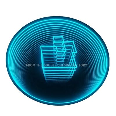 2023 Material Abyss 3D Stereo Custom Neon Infinity Mirror met LED-strips Lichtbron