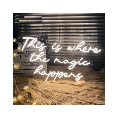 Marquee Letters Good Vibes Open Led Neon Sign Lights met aangepaste kleur