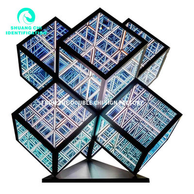 Custom Neon Sign Infinity Mirror Installatie Manier Hang of Hoist Perfect voor elke ruimte
