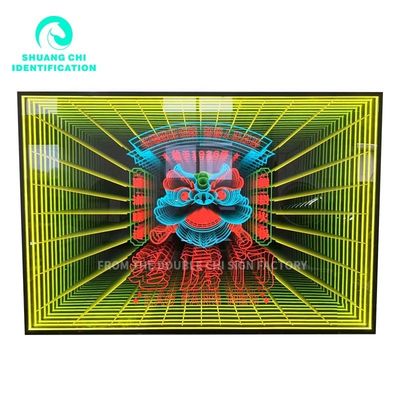 Melaleuca Abyss Mirror Infinity Mirror Neon Art 12 Interieurversiering 2023 Warme producten