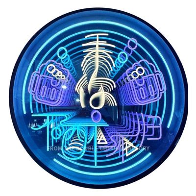 LED Strepen Lichtbron Infinity Custom LED Neon Sign met Ronde Vierkant Octagoon