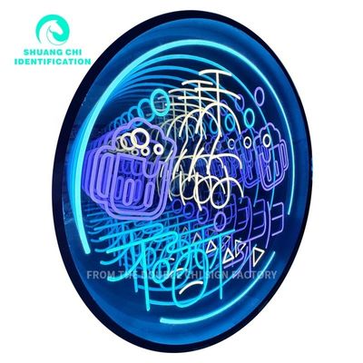 LED Strepen Lichtbron Infinity Custom LED Neon Sign met Ronde Vierkant Octagoon