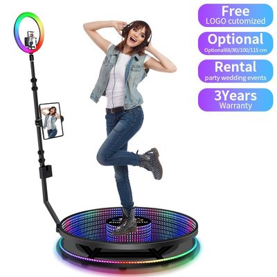 Verjaardagsfeest Innenvoorzieningen 360 Foto Booth Spiegel voor feestplatform Hoogte 25cm