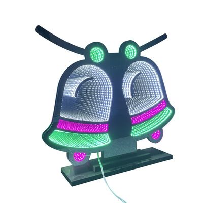 Kerstversiering Custom Neon Abyss Angel Infinity Mirror Sign Lights voor feest