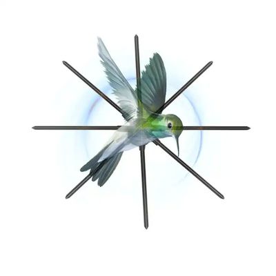 42cm 52cm 65cm 70cm 100cm Projector Display Led 3d Hologram Fan voor advertenties in de winkel