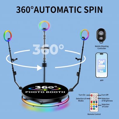 360-fotobooth camera roterende platform met 500 kg draagkracht en noodbesturing