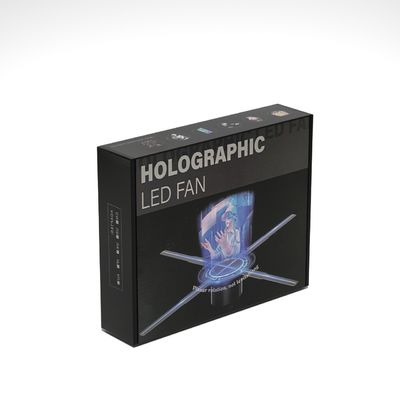 65 cm LED-fan 3D-hologramscherm gecontroleerd door WiFi-app voor promotie van ziekenhuisproducten