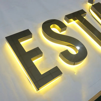 OEM Outlet Acrylische voor- en achterzijde LED Lichtgevende tekens voor advertentieborddisplay