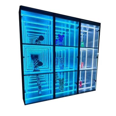 Hoge helderheid LED licht Modieus Abyss spiegelkasten voor thuis en winkel display