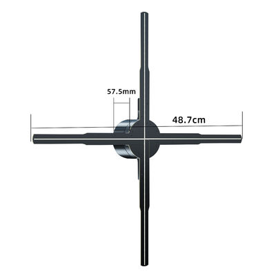Holografische ventilatoren 3D-reclameprojector Wifi Led Sign Player