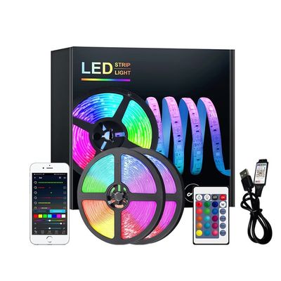 Verlichtingsoplossingen Service 30 Meter 12V Bluetooth LED Strip Light met 5050 RGB RGBIC