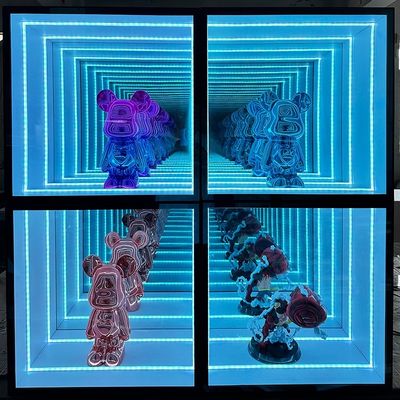 Infinity Abyss Mirror Display Case Aanpasbare kleuren en aangepaste dikteopties