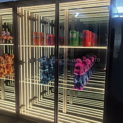 Infinity Abyss Mirror Display Case Aanpasbare kleuren en aangepaste dikteopties