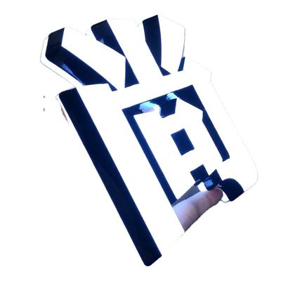 Achtergrondverlichtend teken van roestvrij staal Aanpasbaar 3D-letterdisplay voor elektronische bedrijfslogo's