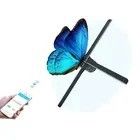 65 cm hoogwaardige holografische ventilatoren OEM 3D-holografische weergave LED-hologramprojector