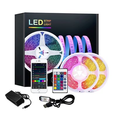 Smart Home Decoration 5050 RGB LED lichtstrook met muzieksync en afstandsbediening