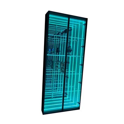 Decoratie voor bruiloftsfeesten LED-glasneon met spiegelbeeldkas in DC12V/AC110-220V