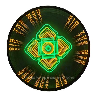 3D Neon Abyssal Mirror met aangepast ontwerp en 80lm/w lamp licht efficiëntie