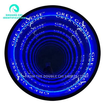 Plug Power Supply Moderne neon spiegel voor verhoogde ambiance en LED strip kamer upgrade