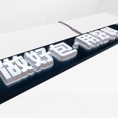 Adapter stroomvoorziening In Vogue Acryl 3D LED Plastic Lichtgevende tekens voor winkelfront