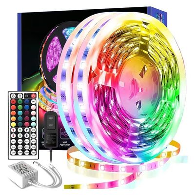 5050 RGB Kleurveranderend Muziek Sync Ambient Bluetooth Smart Strip Light voor decoratie