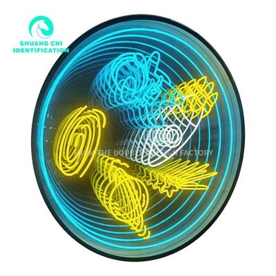Handwerk van acryl neonspiegels voor binnenshuis Een perfecte combinatie van kunst en precisie