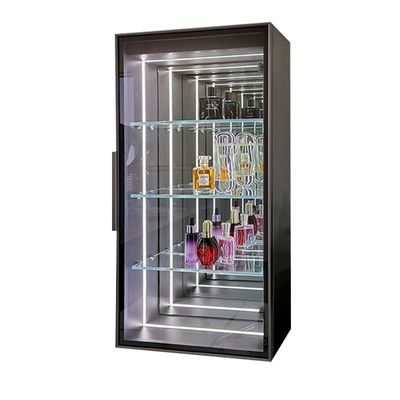 Gepersonaliseerd Home Wine Cabinet Model Decoratieve opslag Wand Hangende Abyss Spiegel Verlichting Glaskast