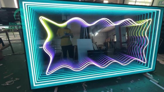 Transformeer je decor met Neon Abyss Spiegel Trends en Muurschroef Fix Installatie