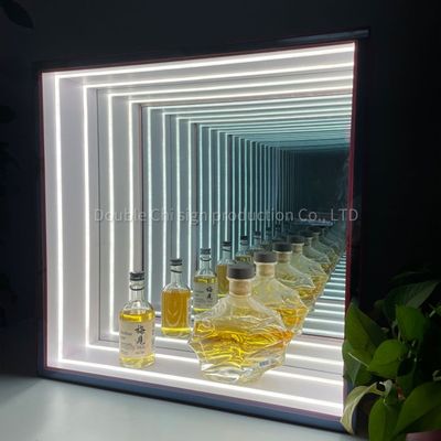 Indoor Outdoor Hanging wand led kleurverandering licht decoratieve afgrond oneindige spiegel display spiegelkast