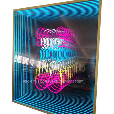 3D Magic Multicolor Duizendlaag Abyssal Neon Mirror Infinity Ja Ondersteuning Dimmer 1-