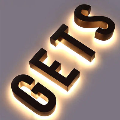 Hoge helderheid LED licht roestvrij staal letters elektronische tekens lichtgevend karakter