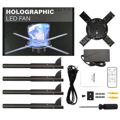 Hoge helderheid 2300 3D Hologram Display Rotate Ad Player LCD Digital Signage voor uw