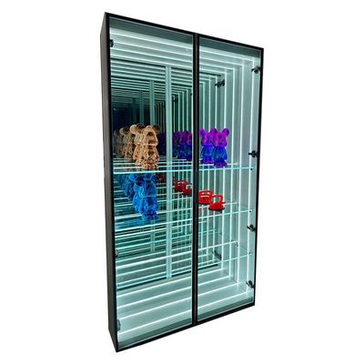 Gepersonaliseerde grootte Mode Trends Abyss Mirror Display Case voor brood en tabaksmodellen