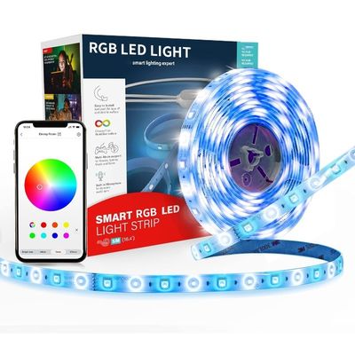 Wifi Smart Multi-Color 5m 12v 5050 RGB LED Strip Light voor aanpasbare huisverlichting