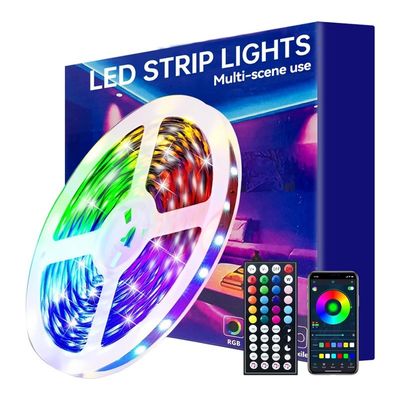 5m/10m LED Kit Muziek Sync Voice Control Google Home Alexa Tuya 5050 RGB LED Strip Lights