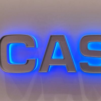Hoge helderheid LED Light Up Logo Acrylisch bord voor busstation
