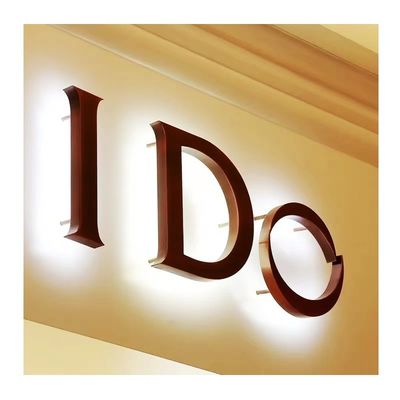 Professionele installatie LED-kanaalletters voor digitale nummerborden