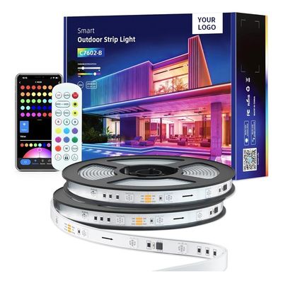 12V IR-bediening binnendecoratie 5m residentiële Bluetooth SMD 5050 RGB LED-stripverlichting