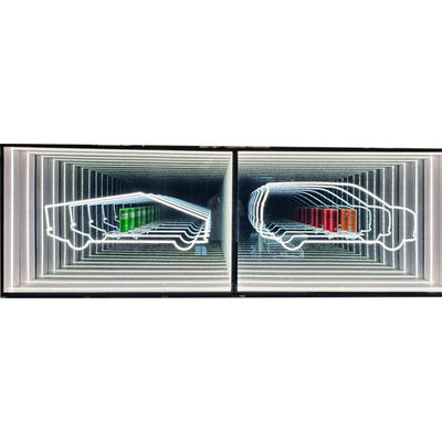 Gepersonaliseerde Infinity Mirror Display Case voor nachtclubbenodigdheden Spanning DC12V/AC110-220V