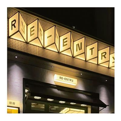 Digitaal bord voor reclame Open teken LED licht Luminous karakters Alphabet letter