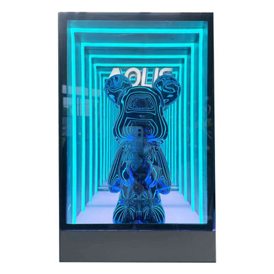 Rode wijn Champagne Bier Abyss Spiegel Display Case voor LED Lichtbron Indoor Outdoor